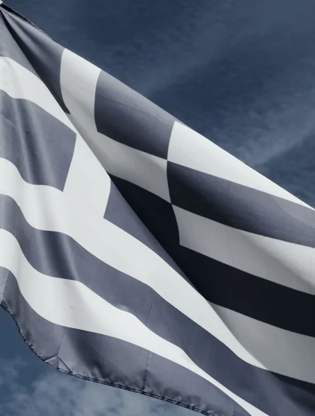 Flaga narodowa Grecji — Zdjęcie stockowe