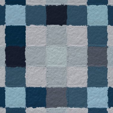 Kabataslak dokuya sahip renkli soyut mozaik. Tatlı renkli geometrik model arka plan. Yaratıcı duvar kağıdı ya da tasarım sanatı için resim. Metin için arkaplanda kopyalama alanı var.