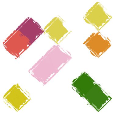 Kabataslak dokuya sahip renkli soyut mozaik. Tatlı renkli geometrik model arka plan. Yaratıcı duvar kağıdı ya da tasarım sanatı için resim. Metin için arkaplanda kopyalama alanı var.