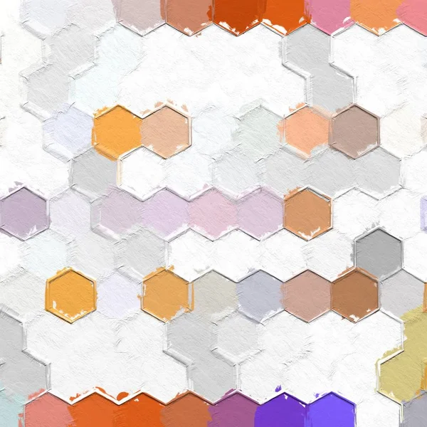 Modello Geometrico Colorato Con Uno Sfondo Texture Ruvida Parete Texture — Foto Stock