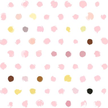 Soyut çiçeklerle kusursuz desen