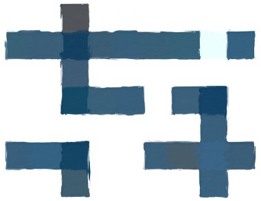 geometrik şekilli kusursuz desen 