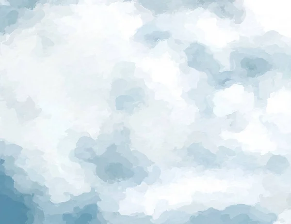 白い背景に水彩絵の具のしみのセット — ストック写真