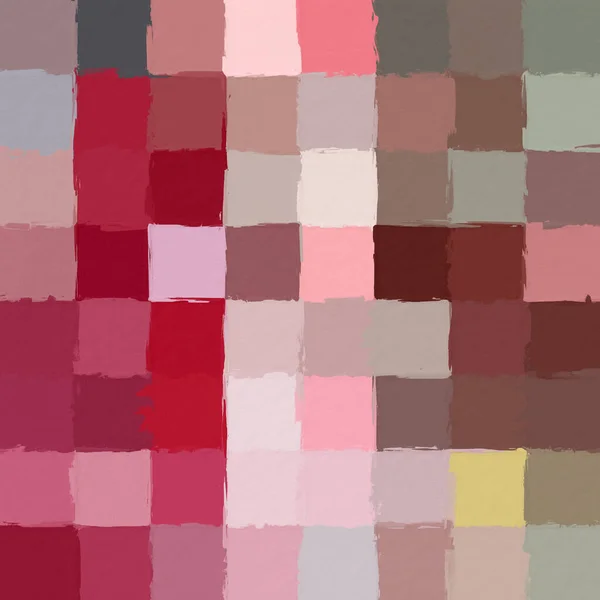Kaba Doku Arkaplanı Olan Geometrik Renkli Kareli Desen Arkaplan Dokusu — Stok fotoğraf