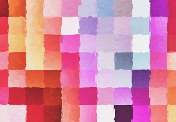Patrón Geométrico Cuadros Colores Con Fondo Textura Áspera Pared Textura — Foto de Stock