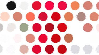 Renk kareleri ile soyut illüstrasyon