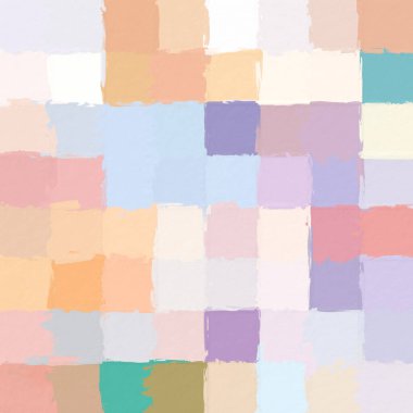 Kabataslak desenli geometrik renkli kareli desen. Arkaplan dokusu duvarı ve metin için alanı kopyala. Yaratıcı duvar kağıdı veya tasarım sanatı için resim.