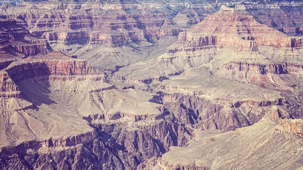 Vintage imagem estilizada do Grand Canyon . — Fotografia de Stock