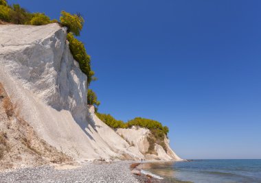 Chalk cliff on the Rugen Island, Germany. clipart