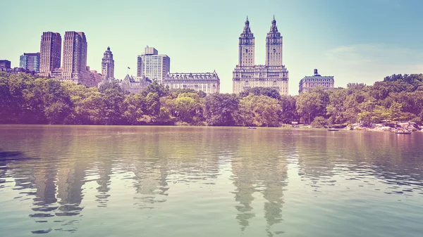 Vintage getöntes Foto vom Central Park, New York. — Stockfoto