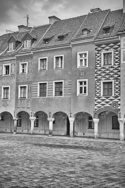 Ancienne place du marché à Poznan, Pologne. — Photo