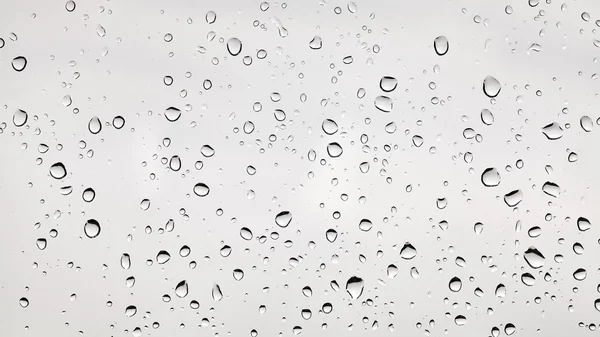 Raindrops on a dusty glass. — Stock Photo, Image