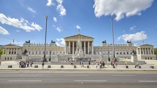 El edificio del Parlamento austriaco. — Foto de Stock