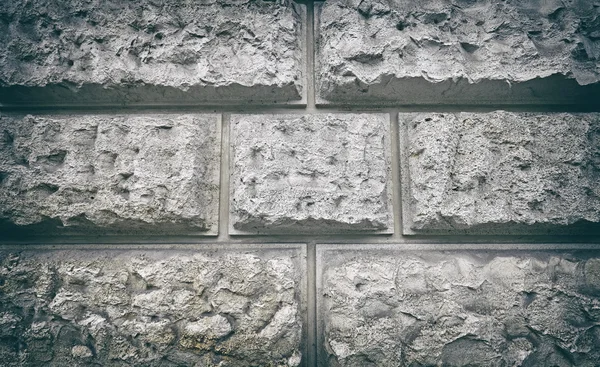 Vintage gestileerde poreuze blok muur. — Stockfoto