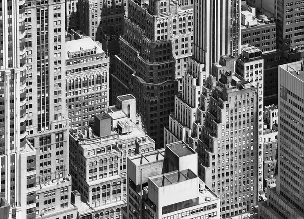 Foto Bianco Nero Dell Architettura New York City Usa — Foto Stock