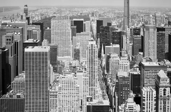 Photo Noir Blanc Paysage Urbain New York États Unis — Photo