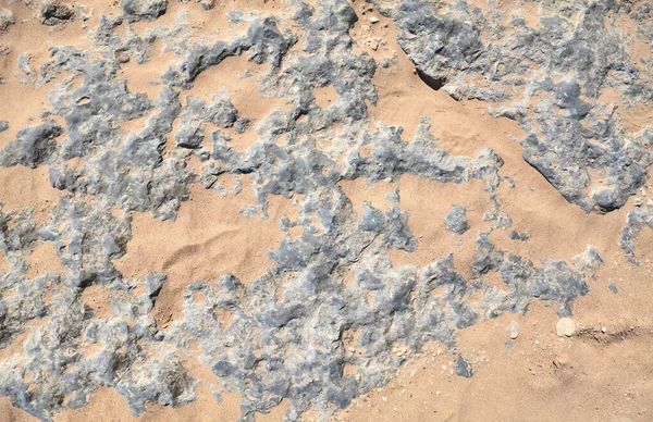 Steen Bedekt Met Zand Abstracte Natuur Achtergrond — Stockfoto