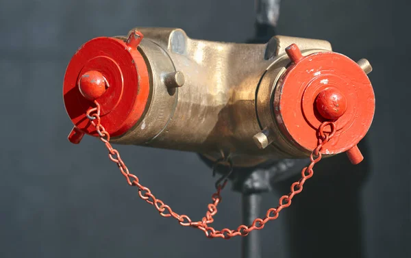 Close Picture Standpipe Street New York Selective Focus Usa — Stock Photo, Image