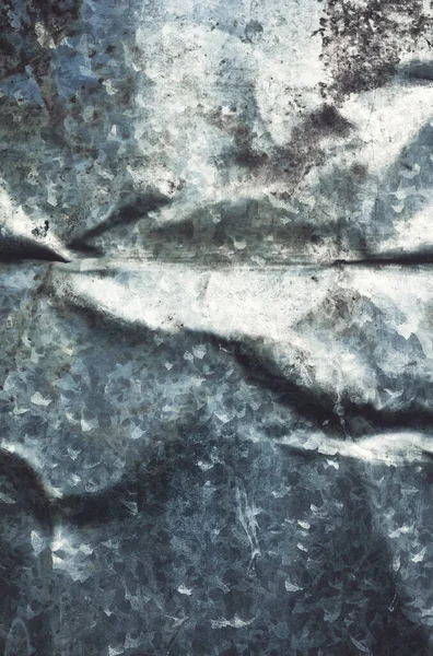 Изображение Старого Складчатого Листа Металла Абстрактного Фона Текстуры — стоковое фото