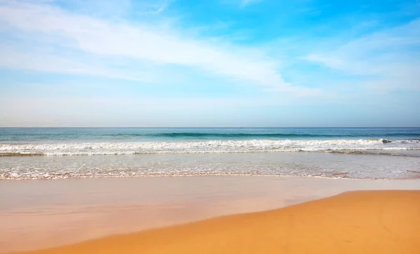 Playa Arena Prístina Hermoso Día Soleado — Foto de Stock