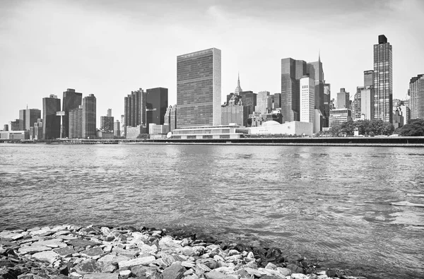 Manhattan Skyline Vanaf Roosevelt Island New York City Verenigde Staten — Stockfoto
