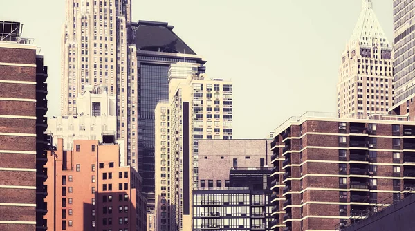 ニューヨーク市マンハッタンのカラートーンの写真 アメリカ — ストック写真