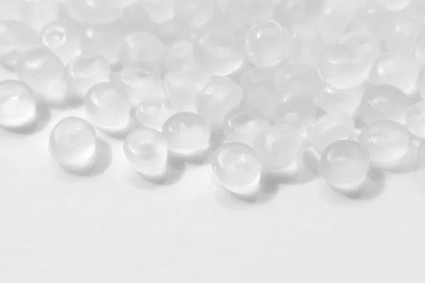 Close Picture Polypropylene Granules Selective Focus — Stock Photo, Image