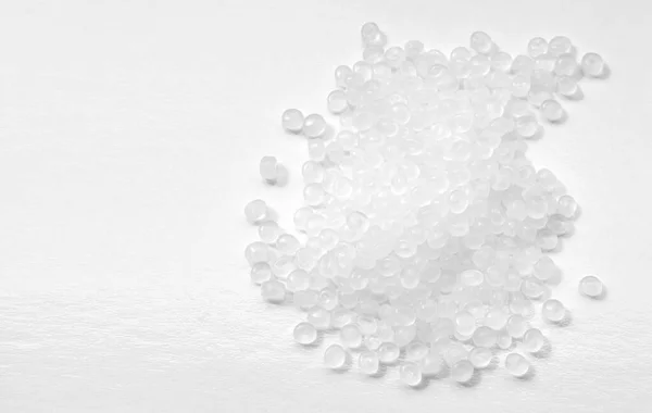 Close Picture Polypropylene Granules Selective Focus — Stock Photo, Image