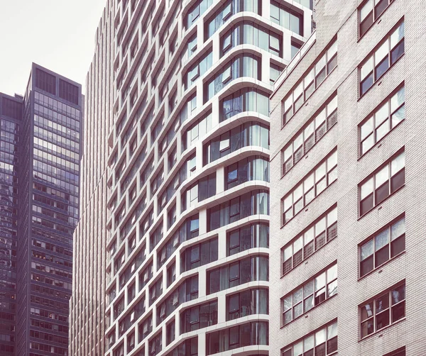 Nova Iorque Arquitetura Moderna Cor Tonificada Imagem Eua — Fotografia de Stock