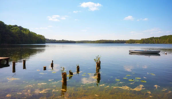 Still Water Lake Lipie Summer Strzelce Krajenskie Poland — Stock Photo, Image