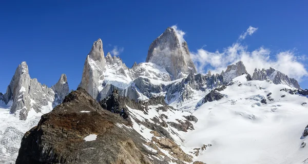 Fitz roy pohoří v Patagonii, argentina — Stock fotografie