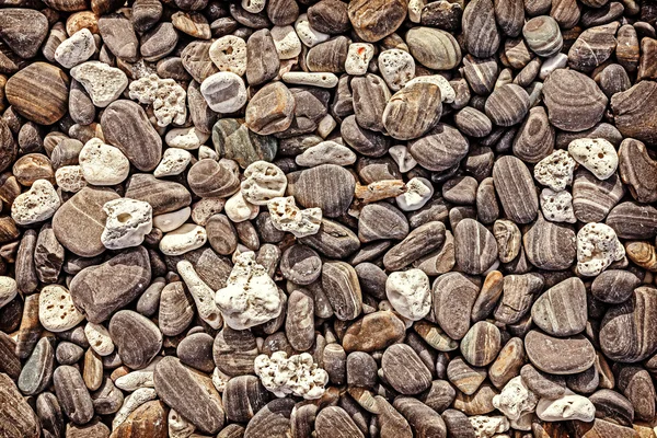 Vintage gefilterter Natur Hintergrund aus Steinen. — Stockfoto