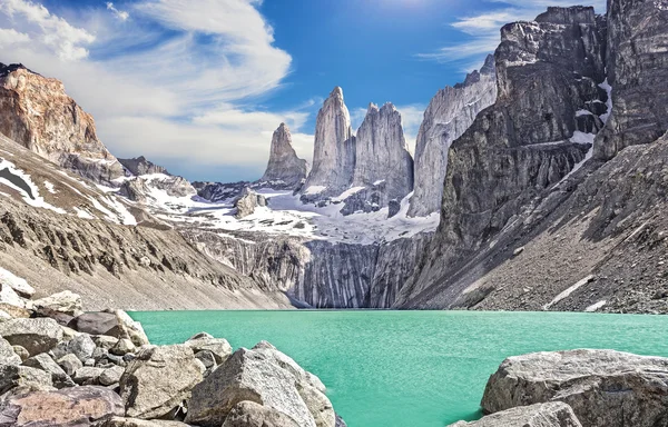 Torres del Paine mountains, Patagonia, Chile — Stock Photo, Image