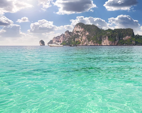 Schöne Insel, Urlaub Hintergrund. — Stockfoto