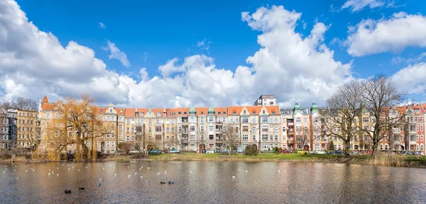 Szczecin panoramik görünüm. — Stok fotoğraf