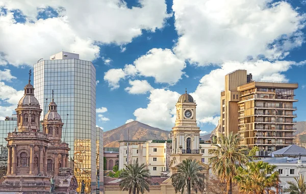 Santiago de Chile downtown. — Stock Photo, Image