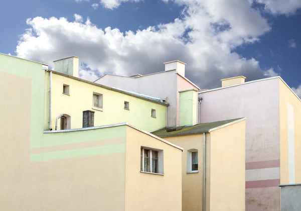 Old residential apartment blocks. — Stock Photo, Image