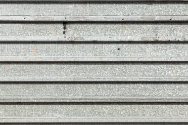 Grunge corrugated metal wall, abstract industrial background. clipart