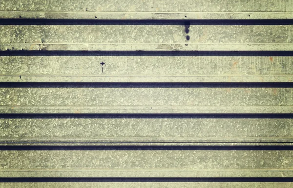 Grunge corrugated metal wall, abstract industrial background. — Stock Photo, Image