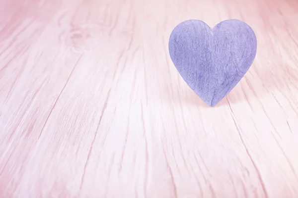 Fondo vintage de madera tonificada corazón, espacio para el texto — Foto de Stock