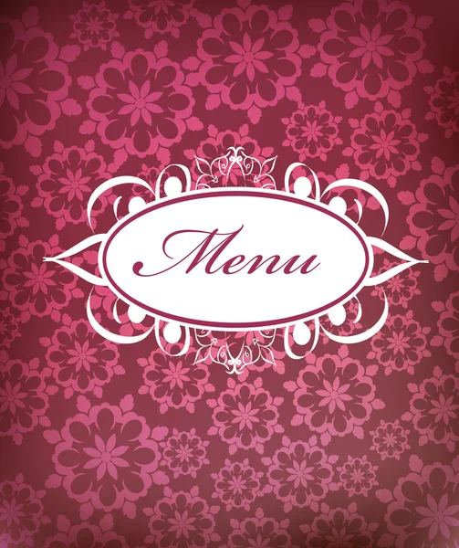 Restaurante Menú etiqueta — Vector de stock