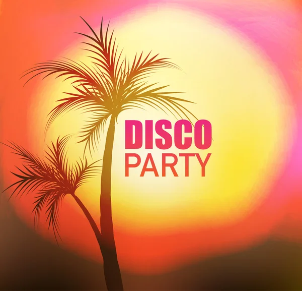 Partie couverture disco — Image vectorielle