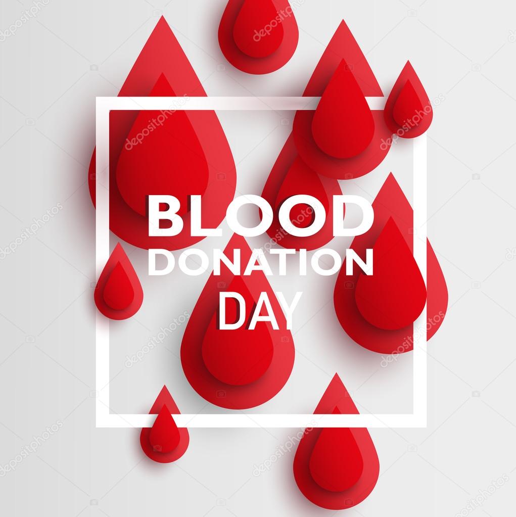Blood donation day background Stock Vector Image by ©Chalapan #110443194