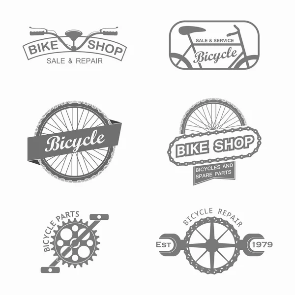 Badges for bike shop — Stock Vector