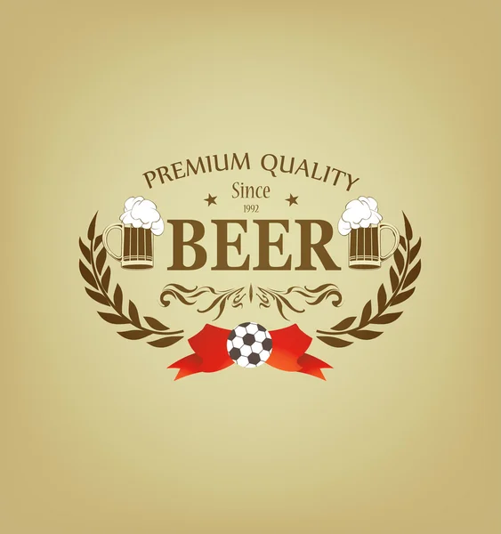 啤酒酒吧标志 — 图库矢量图片