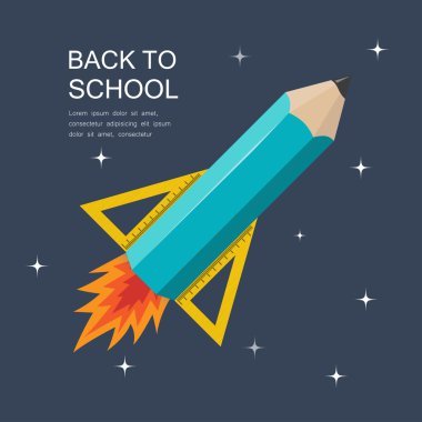 Kalem roket uzaya uçar