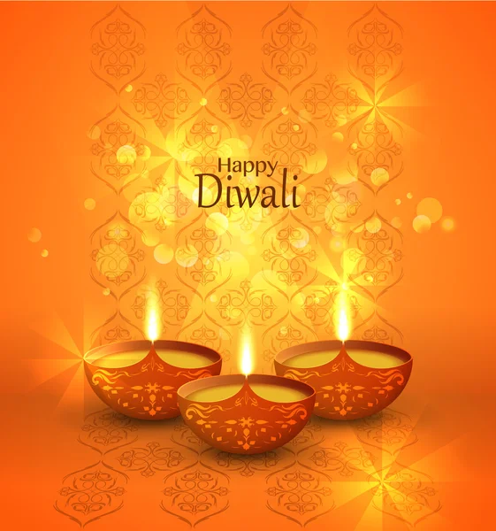 Diwali festival background — Stock Vector