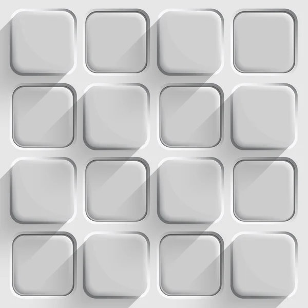 3d buttons seamless background — Stock Vector