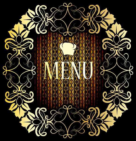 Menu design d'ornement — Image vectorielle