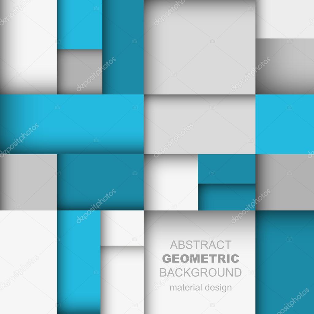 Abstract blue gray squares